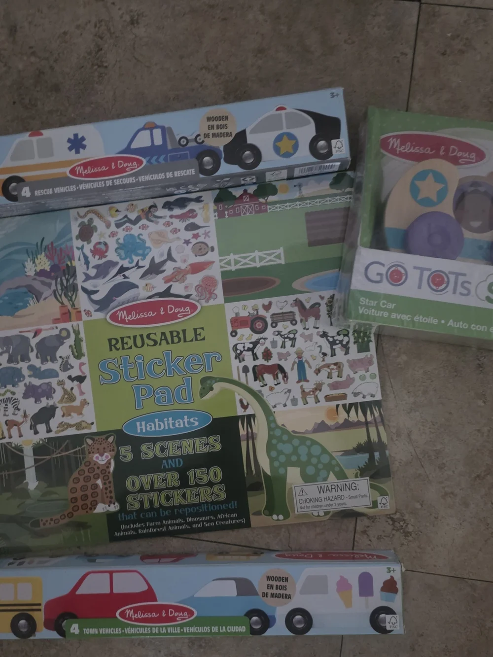 Melissa & Doug Reusable Sticker Pad Habitats - BUNDLE